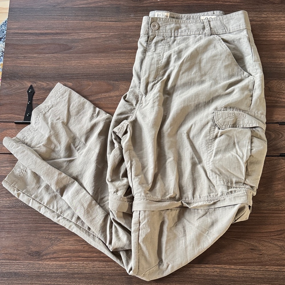 Red Head Brand Co. Men's Khaki Cargo Pants to shorts